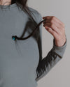 BASERANGE 25 Early Spring Heart Shaped Long Sleeve T-shirt BAS-TOHLS-RB-SP25-BOW BLUE
